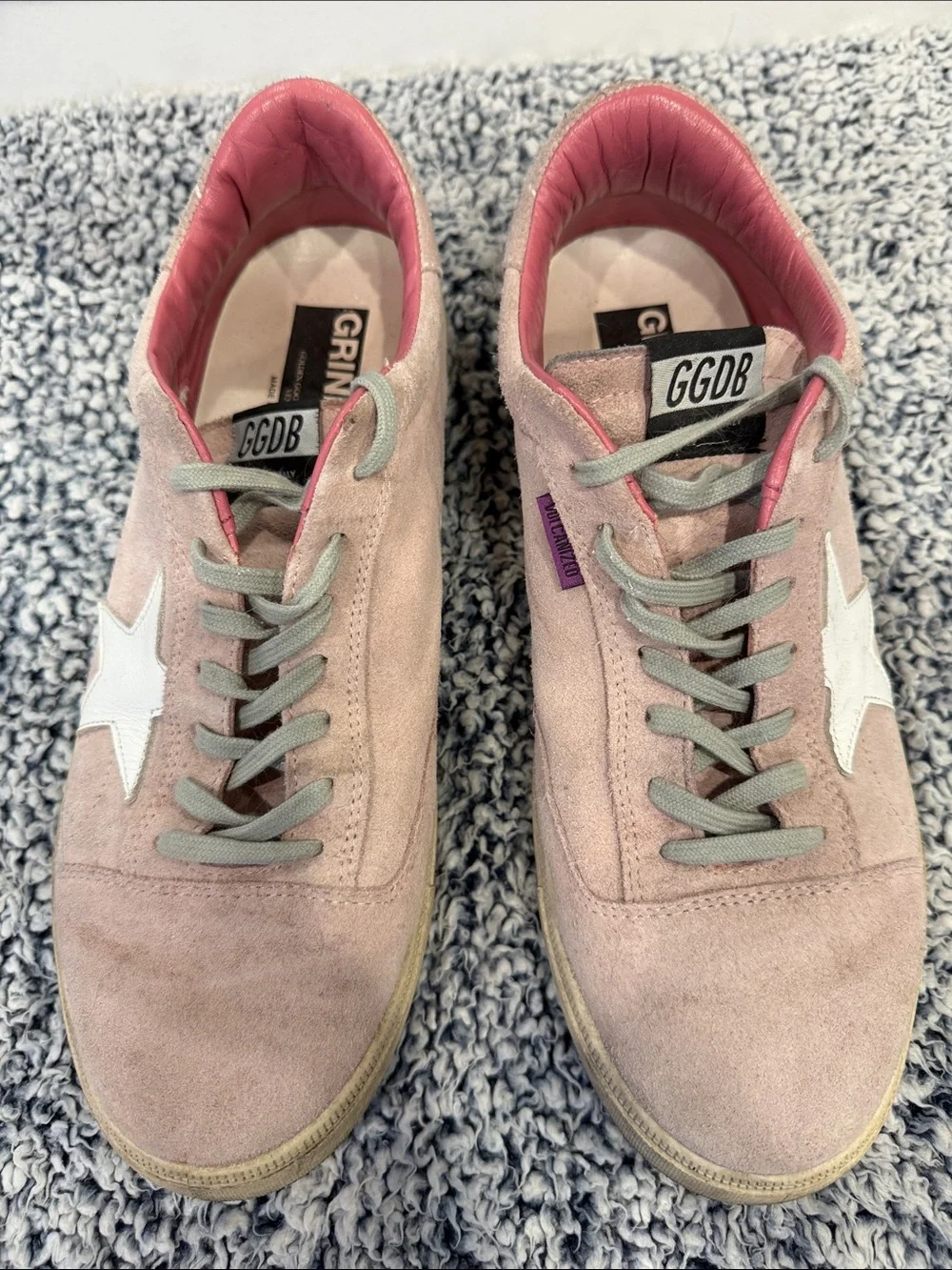 Golden Goose Grindstar sneakers, special edition, pink suede, good condition
